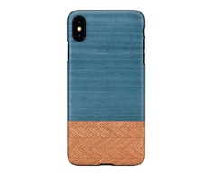 Juodas telefono dėklas MAN&amp;WOOD iPhone X/XS