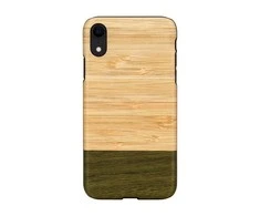 Dėklas MAN&amp;WOOD SmartPhone case iPhone XR bamboo forest juodas