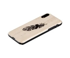 MAN&amp;WOOD SmartPhone case iPhone XR indian juodas