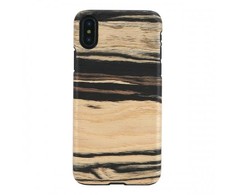 MAN Telefono dėklas iPhone X/XS, baltas juodmedis