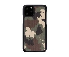 MAN&amp;WOOD SmartPhone dėklas Apple iPhone 11 Pro camouflage juodos spalvos