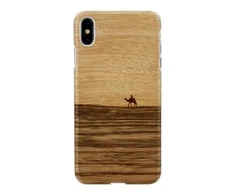 MAN&amp;WOOD išmaniojo telefono dėklas iPhone XS Max terra baltas