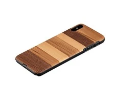 MAN&amp;WOOD išmaniojo telefono dėklas iPhone XS Max, sabbia juodas