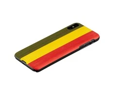 Dėklas MAN&amp;WOOD SmartPhone case iPhone XS Max reggae juodas