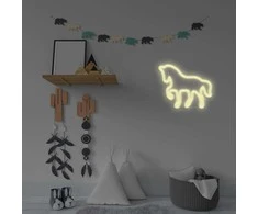 Manta SNL103WH Style Neon Lights HORSE Baltas