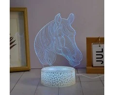 Manta SNL116RGB LED lempa Šviesos dekoracija Arkliai RGB 3D