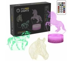 Manta SNL116RGB LED lamp Light decoration Horses RGB 3D