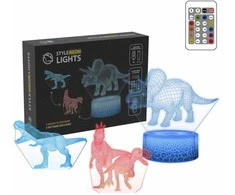 Manta SNL117RGB LED lamp Light decoration Dinosaurs RGB 3D