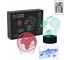 Manta SNL118RGB LED lempa Šviesos dekoracija Kosmos RGB 3D