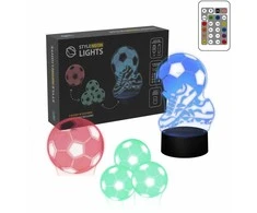 Manta SNL124RGB LED lempa, šviesos dekoracija, kamuoliukai, RGB 3D