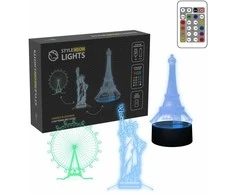 Manta SNL125RGB LED lempa Šviesų dekoracija Pastatams RGB 3D