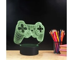 Manta SNL57RGB LED lempa, šviesos dekoracija, žaidimų pultas RGB 3D