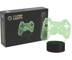 Manta SNL57RGB LED lempa, šviesos dekoracija, žaidimų pultas RGB 3D