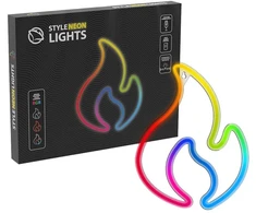Manta SNL58RGB stiliaus neoninė lemputė FLAME