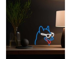 Manta SNL69MT Style Neon Lights DOG WITH GLASSES