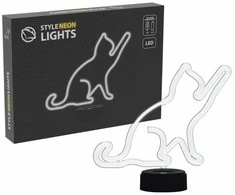 Manta SNL80WH LED lempa, šviesos dekoracija, 2 kategorijos, balta