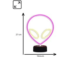 Manta SNL86PK Style Neon Lights UFO Rožinė