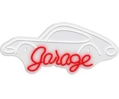 Manta SNL95WH Style Neon Lights Garage baltas-red