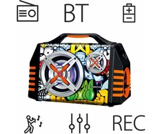 Karaokės kolonėlė Manta SPK1005PRO Helios 2 su mikrofonu