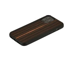 Dėklas MAN&amp;WOOD case for iPhone 12/12 Pro ebony juodas