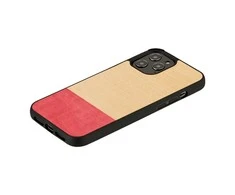 MAN&amp;WOOD dėklas skirtas Apple iPhone 12/12 Pro miss match juodos spalvos