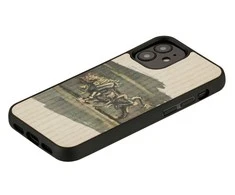 Dėklas MAN&amp;WOOD case for iPhone 12 mini baltas bull