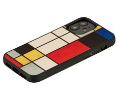 Dėklas MAN&amp;WOOD case for iPhone 12 mini mondrian wood juodas