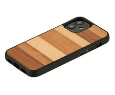 Dėklas MAN&amp;WOOD case for iPhone 12 mini sabbia juodas