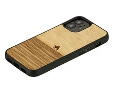 Dėklas MAN&amp;WOOD case for iPhone 12 mini terra juodas