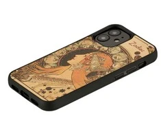 Dėklas MAN&amp;WOOD case for iPhone 12 mini zodiac juodas