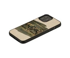 Dėklas MAN&amp;WOOD case for iPhone 12 Pro Max baltas bull