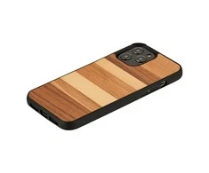 Dėklas MAN&amp;WOOD case for iPhone 12 Pro Max sabbia juodas