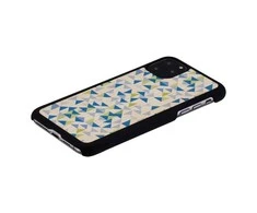 Dėklas MAN&amp;WOOD SmartPhone case iPhone 11 Pro Max mėlynas triangle juodas