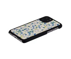 MAN&amp;WOOD išmaniojo telefono dėklas iPhone 11 Pro mėlynas trikampis juodas