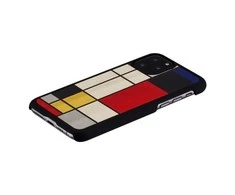 MAN&amp;WOOD SmartPhone dėklas Apple iPhone 11 Pro mondrian wood juodos spalvos