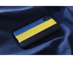 Dėklas MAN&amp;WOOD SmartPhone case iPhone X/XS dandy mėlynas juodas
