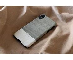 MAN&amp;WOOD išmaniojo telefono dėklas iPhone X/XS Einstein juodas