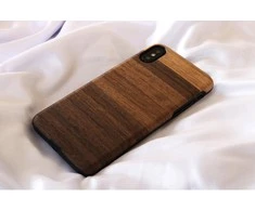 Dėklas MAN&amp;WOOD SmartPhone case iPhone X/XS fango juodas