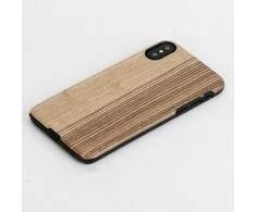 MAN&amp;WOOD išmaniojo telefono dėklas iPhone X/XS, alyvuogių juodos spalvos