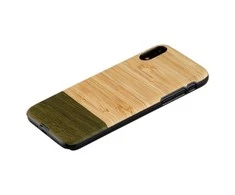 Dėklas MAN&amp;WOOD SmartPhone case iPhone XR bamboo forest juodas