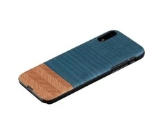 Dėklas MAN&amp;WOOD SmartPhone case iPhone XR denim juodas