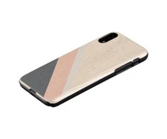 Dėklas MAN&amp;WOOD SmartPhone case iPhone XR pink suit juodas