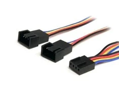 „StarTech“ 4 kontaktų – 4 kontaktų x2, 0,3 m, daugiaspalvis (FAN4SPLIT12)