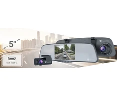 Navitel | Išmanusis galinio vaizdo veidrodėlis su DVR | MR255NV | IPS ekranas 5 colių; 960x480 | Žemėlapiai pridedami
