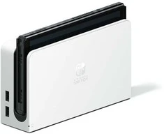 Nintendo Switch OLED konsolė (su baltais Joy-Con)