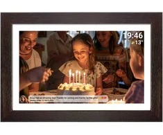 Nuotraukų rėmelis Denver Frameo PFF-1543DW 15,6 colių skaitmeninis rėmelis – rudas