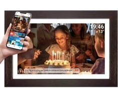 Nuotraukų rėmelis Denver Frameo PFF-1543DW 15,6 colių skaitmeninis rėmelis – rudas