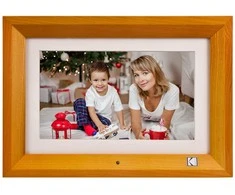 Nuotraukų rėmelis Kodak LED HD 10" RDPF-1020WBW medinė rūda