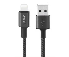 Orsen S9M USB A and Micro 2.1A 1m juodas