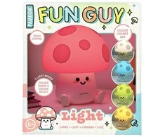 Grybo formos dekoratyvinis LED šviestuvas Paladone Fun Guy, 15 cm